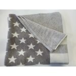 Old Glory Mountain Merino Wool Throw Blanket from Mountain Meadow Wool