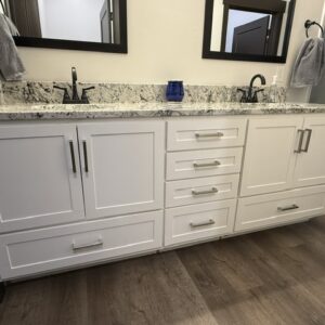 Brand-New 84" White Shaker Kitchen Cabinet