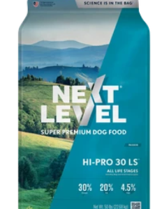 40# Bag of Next Level Hi Pro 30 Dog Food