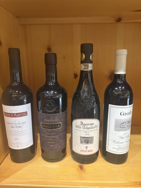 Box of Four Expensive Red Wines from Big Horn Y