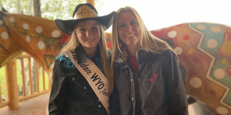 Rodeo Royalty at Museum at the Bighorns for Eatons’ Horse Drive