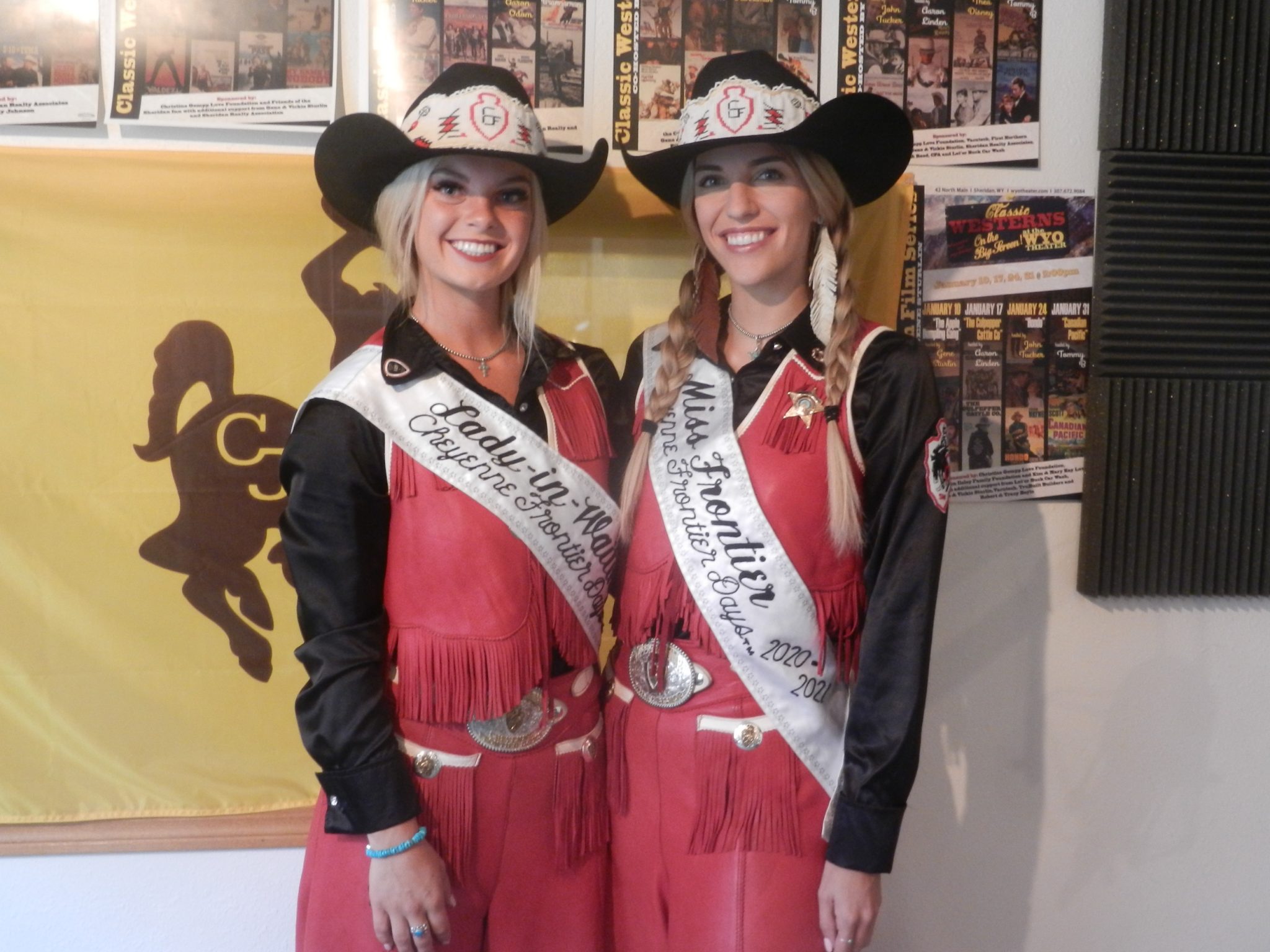 Miss Cheyenne Frontier Days And Lady In Waiting Visit 2021 Sheridan Wyo Rodeo Sheridan Media 