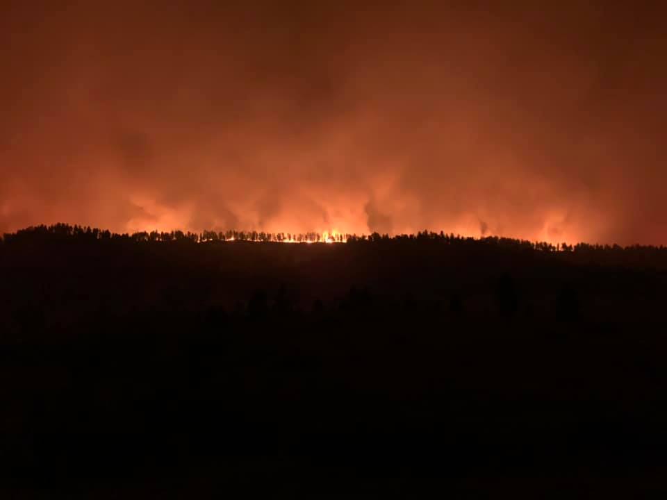 Richard Spring and Lame Deer Fires at 75 Containment Sheridan Media