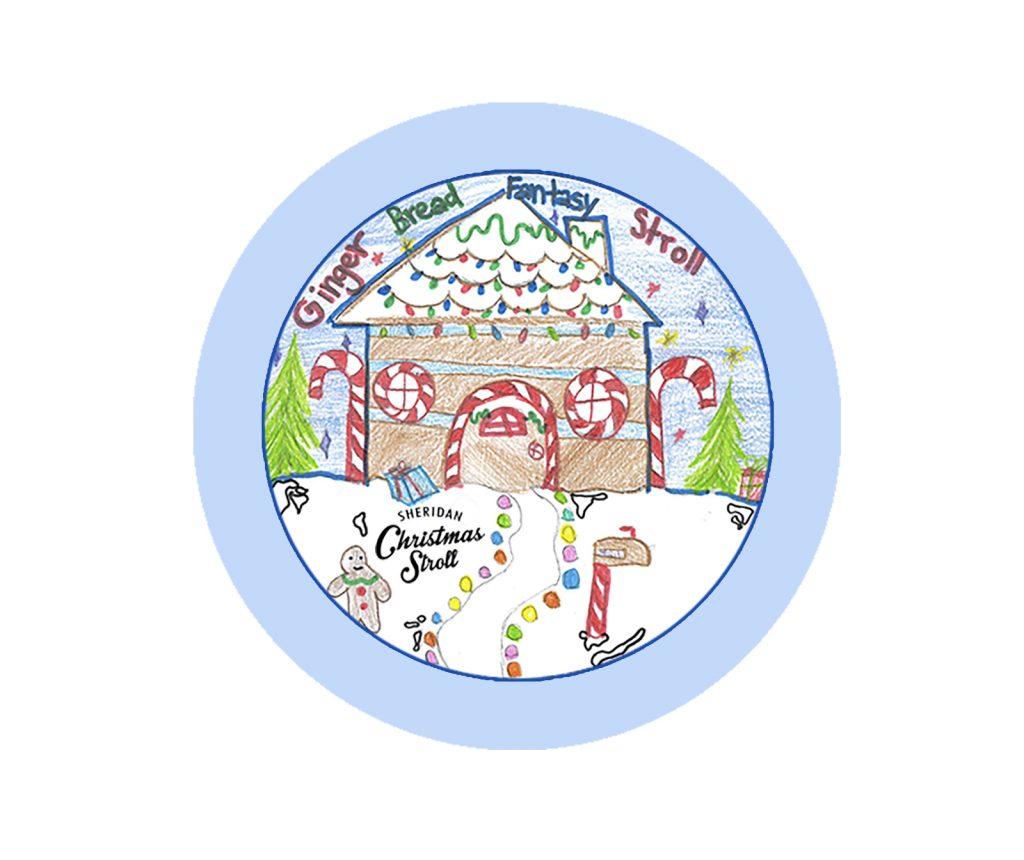 Annual Sheridan Christmas Stroll Button Design Contest winner announced