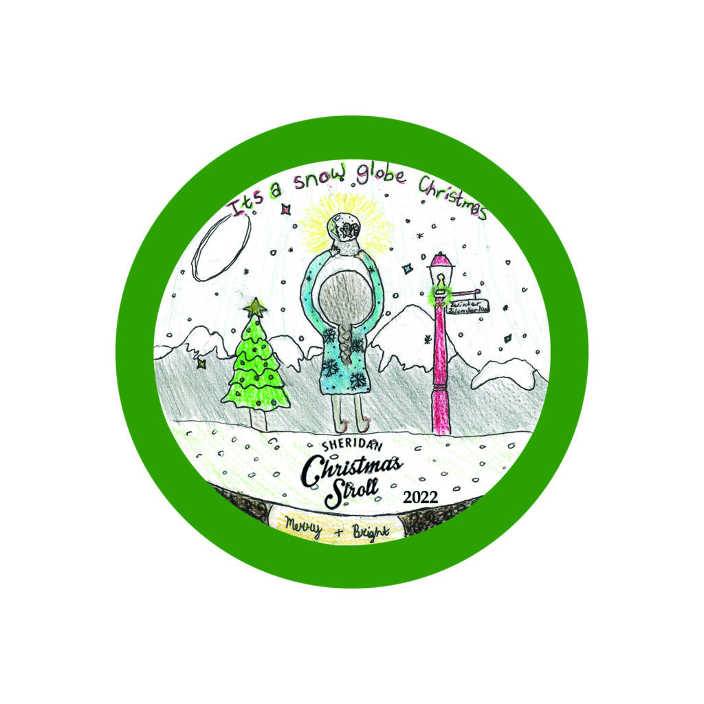 Alexis Evans Named Winner of 2022 Christmas Stroll Button Design