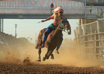 Sheridan WYO Rodeo Wednesday Indian Relay
