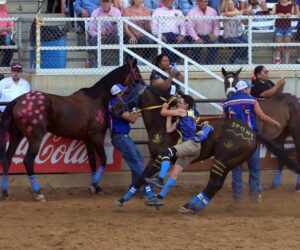 Indian Relay Race Action Thursday Night WYO