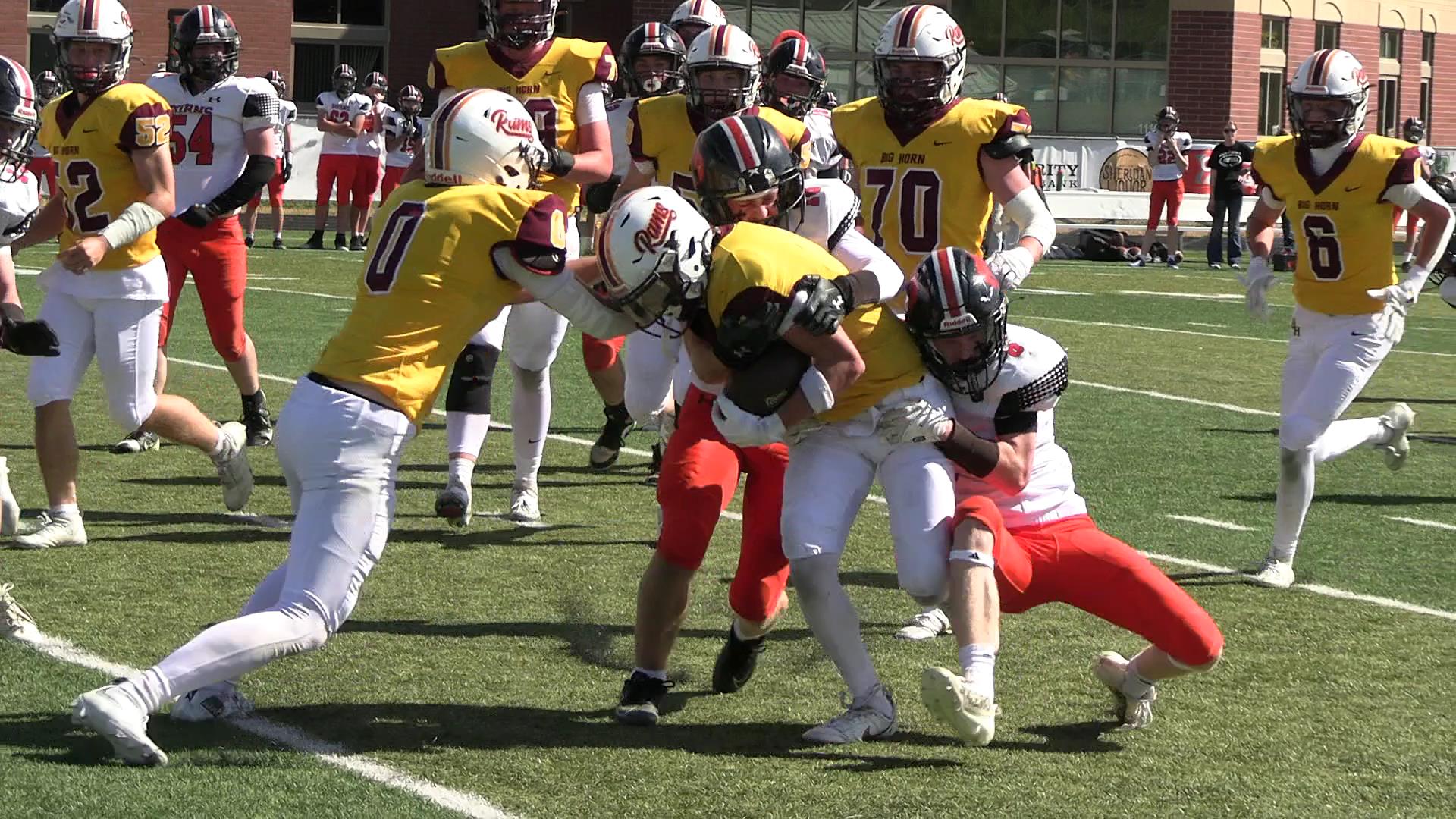 Breck Reed Burns At Big Horn Football Highlights – 9/26/25 – Sheridan Media