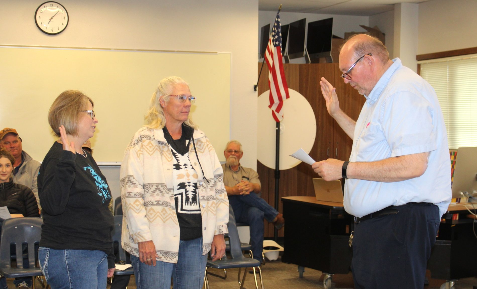 SCSD#3 Board Swears in New Members – Sheridan Media