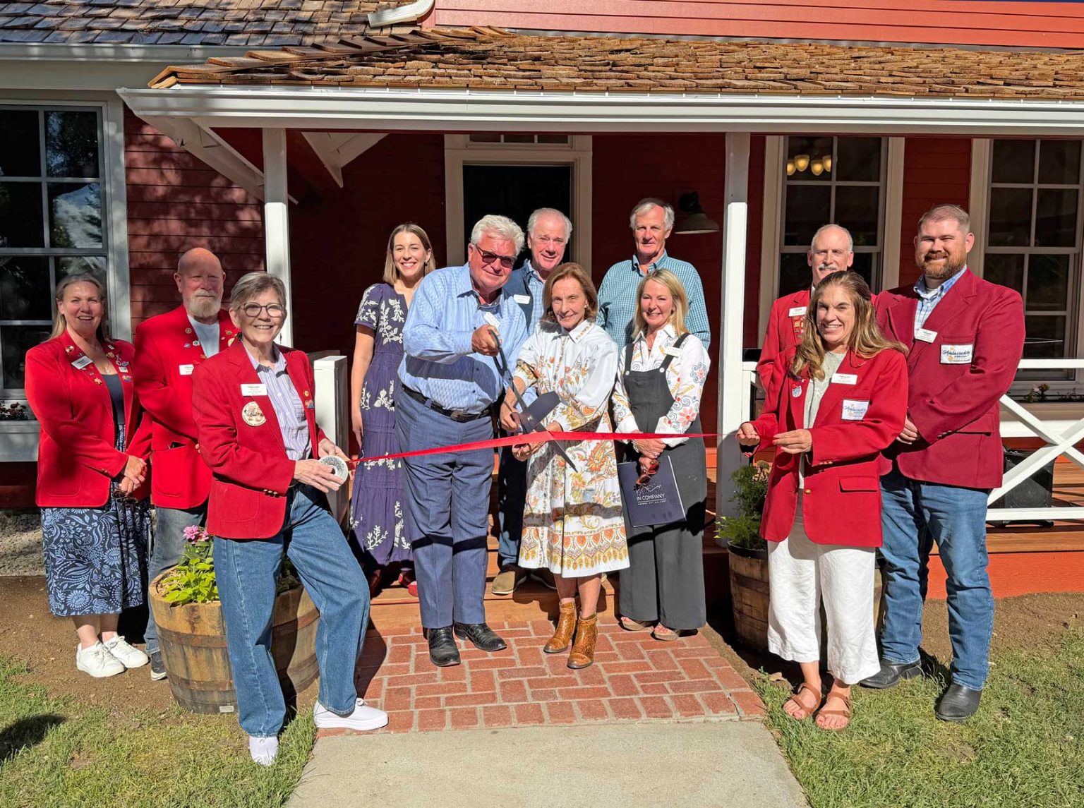 Chamber Celebrates Reopening of Ucross Foundation’s Big Red Ranch House ...