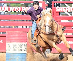 Sheridan County Fair barrel racing