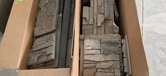 Spare pre cut material