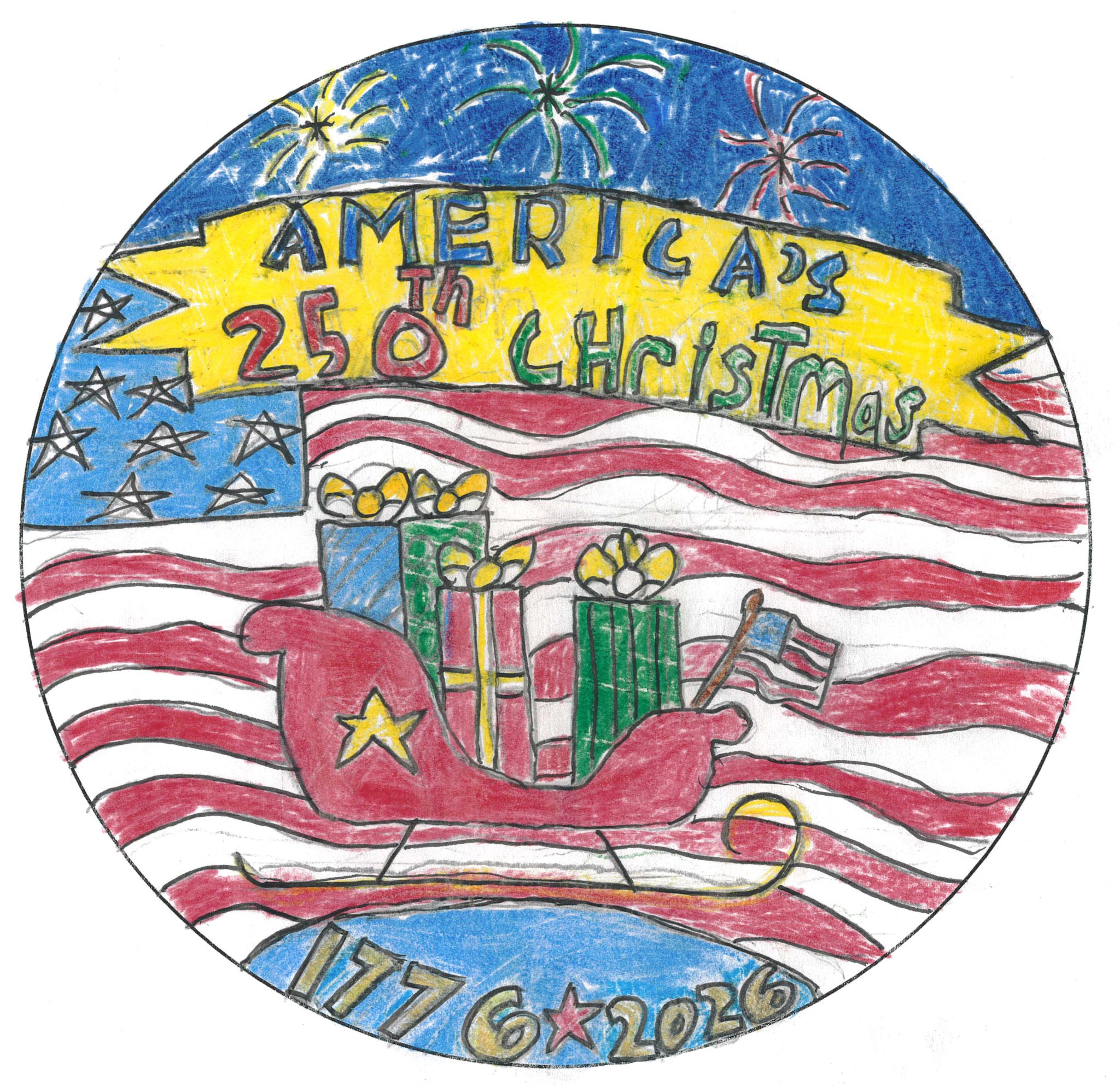 Bridger Music Named Winner of 2026 Christmas Stroll Button Design ...